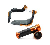 (Orange) pour Piaggio MP3 250 300 500 HPE Sport Scooter Moto Protège-mains Poignées Bouclier Protège-mains