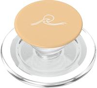 Orange : Soleil d'été, Vagues, Vagues, Contour de la Plage PopSockets PopGrip pour MagSafe