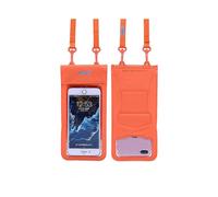 (Orange)Tteoobl 30m Underwater Mobile Phone Waterproof Bag, Size: Small
