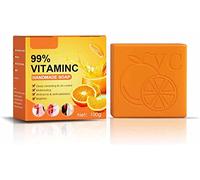 Orange Vitamin C Handmade Soap 100g - Elements Vitamin C Whitening Soap,Natural Organic Soap with 99% Vitamin C,Skin Whitening Soap Bar with Orange Extract for Women