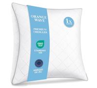 Orange Wave Oreillers en Microfibre Moelleux, Hypoallergénique, Lavable, Oreillers Qualité Hotel Idéal pour Dormeurs sur Le Côté et Le Dos, Coussin Respirant et Doux (1, 60x60x20)