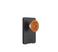 Orange You Glad It's a Sweet Retro Sunshine Kind of Day PopSockets PopWallet pour MagSafe
