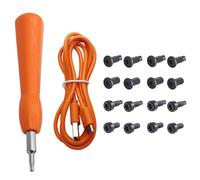 Orangebabominimer Kit de tournevis de rechange avec câble de charge USB et 16 vis de sécurité compatible avec Ring Video Doorbell/2/Pro