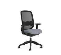 Orangebox Chaise de Bureau Ergonomique, Do Better, Soutien Lombaire, Gris | Maille technique, accoudoirs réglables en hauteur, réglages du siège, roulettes tous sols, jusqu'à 150 kg