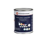 Orangemarine Laque Marine Brillante Mono-Composant 0,75 L - Peinture Bateau Haute Résistance Anti-UV & Abrasion | Finition Exceptionnelle pour Polyester, Bois, Aluminium & Acier (Bleu)