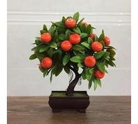 Oranger Artificiel, Grandes Plantes De Faux Oranger, Faux Oranger en Pot avec des Brahes Et des Fruits, Arbres Artificiels pour La Décoration De Sol De Bureau à Domicile, Oranges