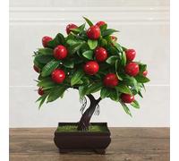 Oranger Artificiel, Grandes Plantes De Faux Oranger, Faux Oranger en Pot avec des Brahes Et des Fruits, Arbres Artificiels pour La Décoration De Sol De Bureau à Domicile, Fortune Fruit