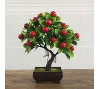Oranger Artificiel, Grandes Plantes De Faux Oranger, Faux Oranger en Pot avec des Brahes Et des Fruits, Arbres Artificiels pour La Décoration De Sol De Bureau à Domicile, Cherry