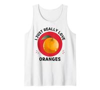 Oranges Kawaii J'adore Vraiment Les adorables Amateurs d'oranges Débardeur