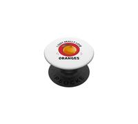 Oranges Kawaii J'adore Vraiment Les adorables Amateurs d'oranges PopSockets PopGrip Adhésif