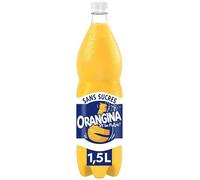 ORANGINA Light 1.5L : savourez la fraîcheur pétillante allégée, idéale pour vos moments désaltérants- Lot De 4
