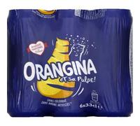 Orangina Soda à l’orange en Canettes 6X33 cl