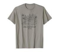 Oranjestad Aruba Minimalist City Skyline Travel Souvenir T-Shirt