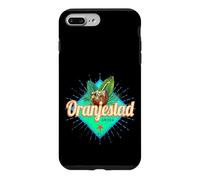 Oranjestad Aruba Retro Vacances Vintage Souvenir Caraïbes Coque pour iPhone 7 Plus/8 Plus