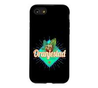 Oranjestad Aruba Retro Vacances Vintage Souvenir Caraïbes Coque pour iPhone SE (2020) / 7/8