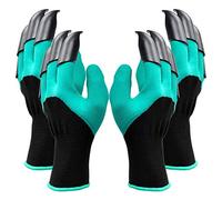 Oranlife Gants de jardin de 2 paires, les deux griffes de main Gants de jardinage, rapides et faciles à creuser et usine, sans danger pour la taille pour des gants de femmes et d'hommes