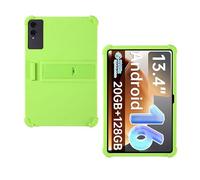 ORANXIN Coque pour TABWEE T60 Pro Tablette 13.4 Pouce Libération 2025 Souple Silicone Antichoc Réglable Support Coque Caoutchouc Protection Housse Etuis