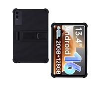 ORANXIN Coque pour TABWEE T60 Pro Tablette 13.4 Pouce Libération 2025 Souple Silicone Antichoc Réglable Support Coque Caoutchouc Protection Housse Etuis