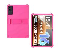 ORANXIN Coque pour TABWEE T60 Pro Tablette 13.4 Pouce Libération 2025 Souple Silicone Antichoc Réglable Support Coque Caoutchouc Protection Housse Etuis