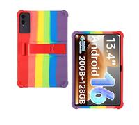 ORANXIN Coque pour TABWEE T60 Pro Tablette 13.4 Pouce Libération 2025 Souple Silicone Antichoc Réglable Support Coque Caoutchouc Protection Housse Etuis