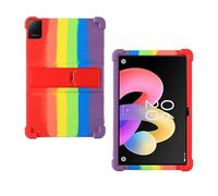 ORANXIN Coque pour TCL Tab 10L Gen4 Tablette 10.1 Pouce Modèle 8483A Souple Silicone Antichoc Réglable Support Coque Caoutchouc Couverture complète Protection Housse Etuis