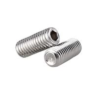 ORANXIN Douille Hexagonale Vis de pression Acier inoxydable 304 Point de tasse Hexagone Vis sans tête Boutons Allen M5 x 35mm 20 Pièces