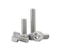 ORANXIN M2.5 x 8mm 50 Pcs Hexagonal interne Tête cylindrique Boulons Acier inoxydable 304 Tête de tasse Vis Boulons de machines Fixations