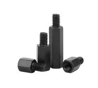 ORANXIN M3 x 20 +6mm 10 Pcs Entretoise en acier au carbone Vis Extrémité unique Mâle Femelle Fileté Hex Standoffs PCB Carte mère Hexagonal Pilier