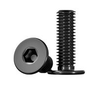 ORANXIN M3 x 20mm 50 Pcs Hexagonal interne Extra mince Tête plate Boulons Acier inoxydable 304 Profil bas Ordinateur Vis de machine