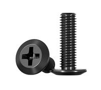 ORANXIN M5 x 40mm 20 Pcs Cruciforme Enfoncé Tête plate Boulons de connexion Acier inoxydable 304 Plywood Mobilier Tête fraisée Vis à métaux