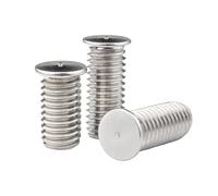 ORANXIN M5 x 40mm 20 Pcs Goujons pour soudage par points Acier inoxydable 304 Résistance Insert Boulons à souder Projection Goujons soudés Fixations