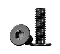 ORANXIN M5 x 40mm 20 Pcs Torx Extra mince Tête plate Boulons Acier inoxydable 304 Profil bas Étoile Ordinateur portable Vis de machine