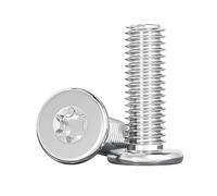 ORANXIN M5 x 40mm 20 Pcs Torx Extra mince Tête plate Boulons Acier inoxydable 304 Profil bas Étoile Ordinateur portable Vis de machine