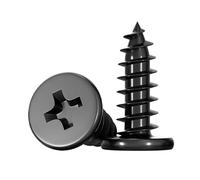 ORANXIN M5 x 50mm 20 Pcs Croix Extra mince Tête plate Vis autotaraudeuses Acier inoxydable 304 Profil bas Tête fraisée Vis autoperceuses