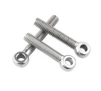 ORANXIN M5 x 50mm 5 Pcs Acier inoxydable 304 Boulons à oeil Gréage Points d'ancrage Swivel Piton à œillet Levage industriel
