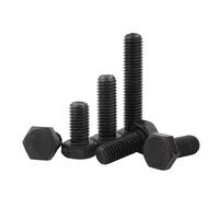 ORANXIN M6 x 10mm 50 Pcs Année 8.8 Acier Boulons à six pans Tête hexagonale Vis Haute résistance Allonger Métrique Mécanique Fixations