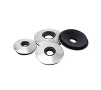ORANXIN M8 x 19mm 50 Pcs Rondelles de fermeture Acier inoxydable 304 Néoprène enrobage EPDM Collé Scellage Joint Composite Imperméable Rondelles d'étanchéité