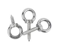 ORANXIN M8 x 80mm 1 Pcs Vis à œillets Acier inoxydable 304 Avec anneau Vis autotaraudeuses Œillets Forme d'anneau Crochets Audio Vis autoperceuses