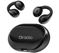 Oraolo Casque ouvert AC600, écouteurs sans fil Bluetooth 6.0 avec stéréo HiFi, écouteurs à clipser avec appel clair ENC, 24 heures d'autonomie, contrôle tactile, étanchéité IPX6 sans fil pour