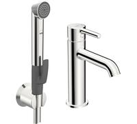 Oras Optima Style mitigeur de lavabo avec douchette bidet sur pied chrome 2606FH
