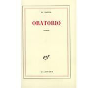 Oratorio - M. Balka - Gallimard - broché - Livre