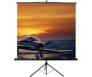 Oray Screen Trepied Ecran de Projection Portable 150 x 150 cm Noir
