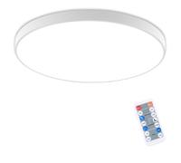 Oraymin Plafonnier LED detecteur de mouvement 18W, Lampe detecteur de mouvement interieur IP54 4000K, plafonnier detecteur de mouvement avec télécommande pour escalier cave garage carport, Rond, 22cm