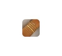 ORAZIO 6Pcs Bracelet Or pour Femme Chaîne Bracelet Plaqué Or 14K Bracelets Empilables Figaro Cubain Serpent Chaîne Bracelets Réglables Ensemble Bracelets étanches Bijoux Or pour Femmes