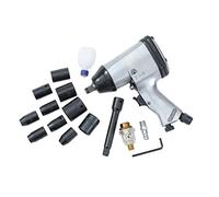 ORAZIO Jeu de Clés à Chocs Pneumatiques 1/2", Heavy Duty Garage Voiture Camion Roue Pneu Boulons Enlèvement Installation Outil Pneumatique, Boîtier en Aluminium 212192B