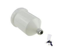 ORAZIO - Pistolet à Peinture HVLP, gobelet en Plastique de 600ml avec connecteur fileté, Convient à la Plupart des Pistolets de pulvérisation de la série Automobile SP22142002