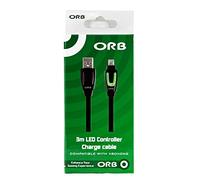ORB Câble de charge et de lecture LED pour manette Xbox One (xbox_one) 3 mètres