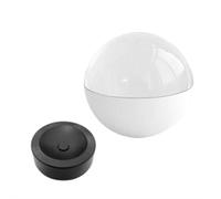 Orb de mémoire en forme de boule de cristal WIFI - Lecteur vidéo de 4 Go, édition automatique et téléchargement de l'application, batterie 800 mAh, cadeau créatif personnalisé (blanc)