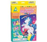 Orb Factory ORB63801 - Loisirs Créatifs - Licornes brillantes - Sticky Mosaiques Autocollantes aux Numéros (en Allemand)