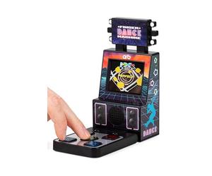 Orb Mini Finger Dance Arcade Machine 19 Pouces Construites Chansons 4 Niveaux de Difficulté Jeux Arcade Rétro 8 Bits Écran Couleur 2,5 Pouces Contrôleur Tactile Pad Contrôleur 5 Voies Contrôle du